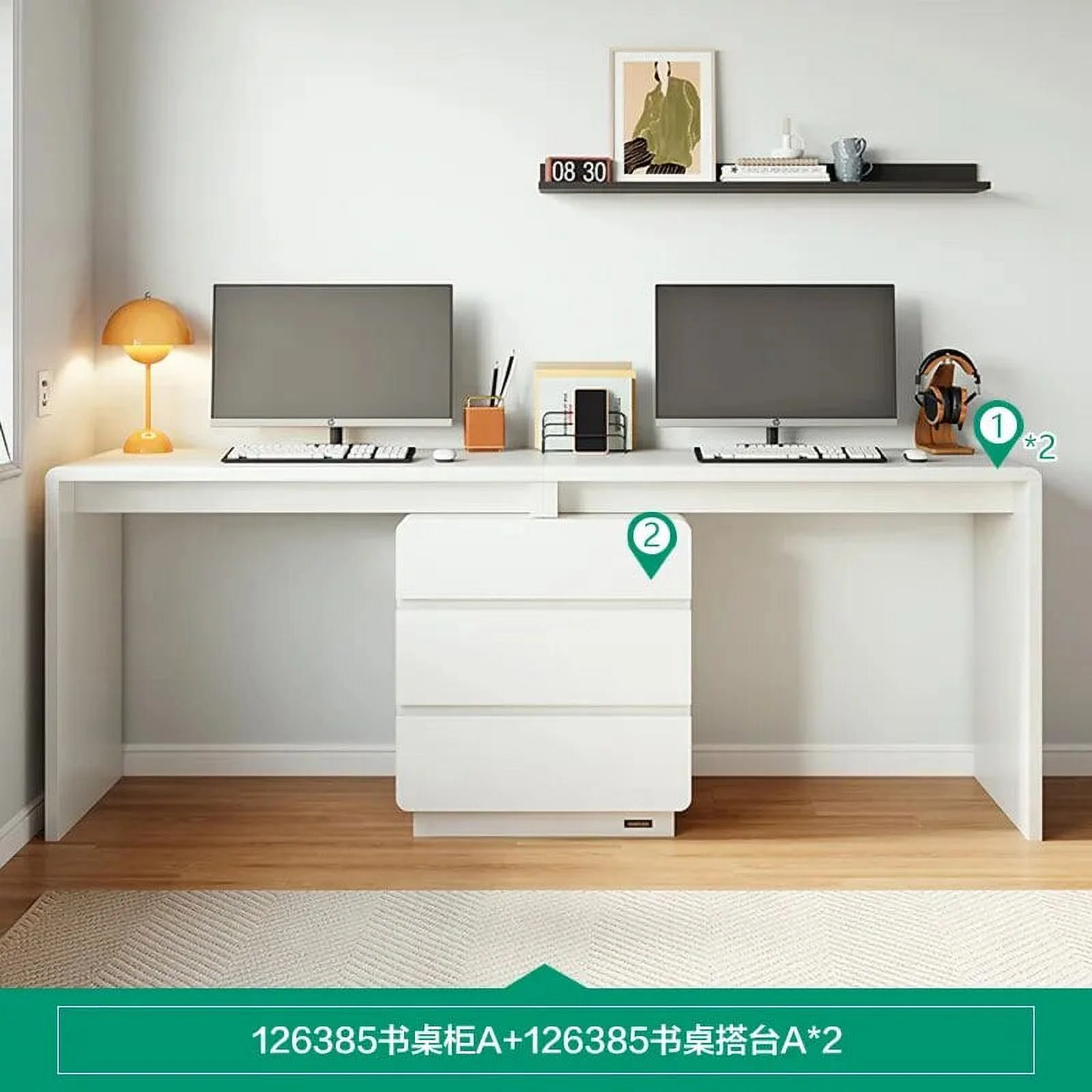 Adjustable Study Office Desks Foldable Foldable Simplicity Storage Office Desks Workbench Laptop Escritorio Furniture QF50OD