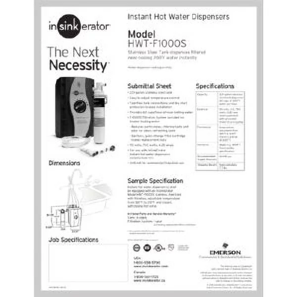 InSinkerator HWT-00 Instant Hot Water Tank