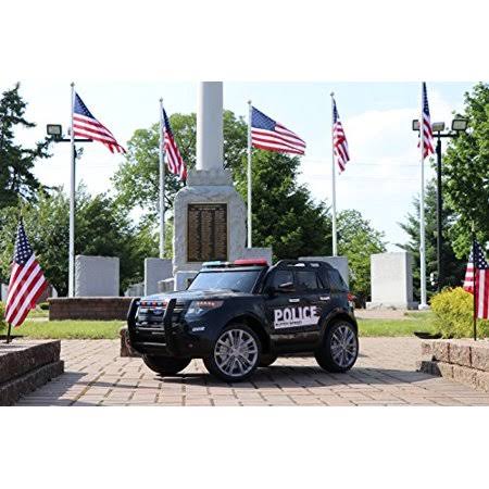 First Drive Police Cop Car SUV 12v-Dual Motor Electric Power Ride on Car with Remote Control