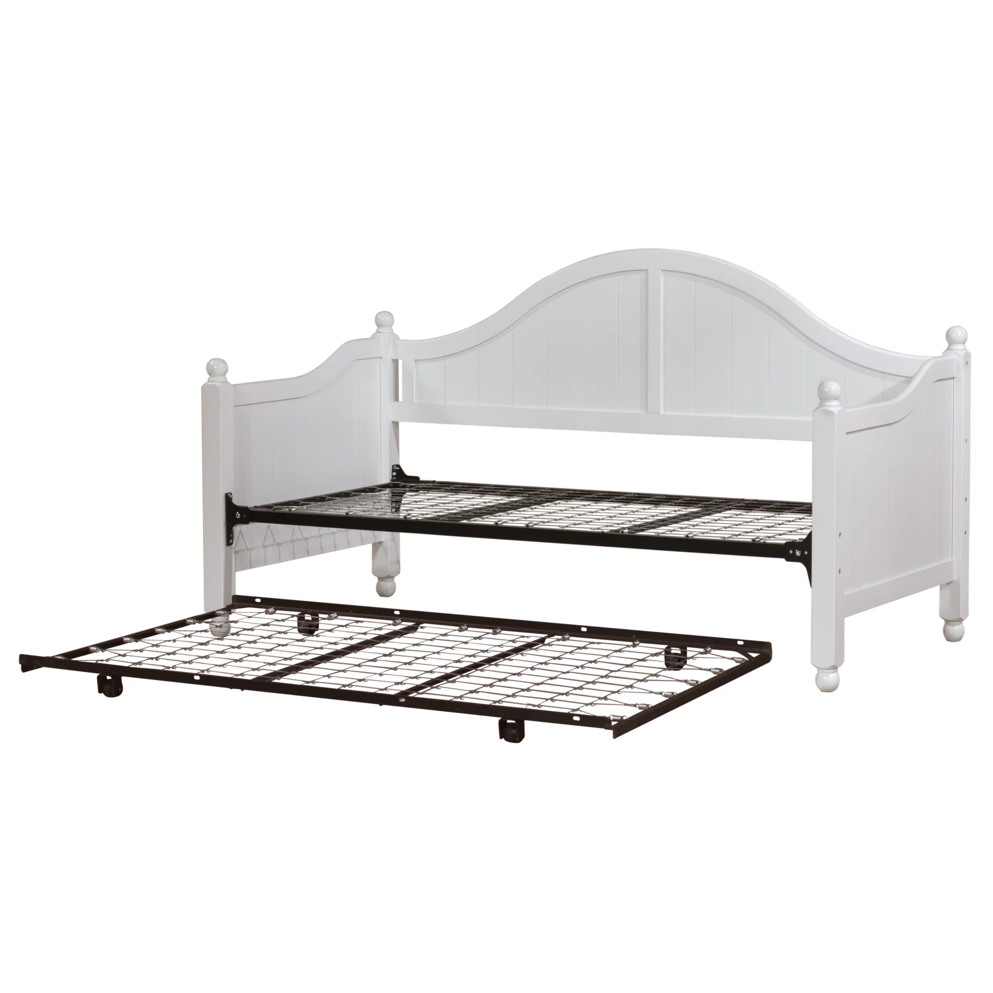 Hillsdale Furniture Augusta Wood Twin Daybed with Trundle, White