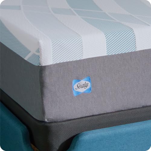 Sealy Dreamlife 12” Hybrid Mattress-in-a-Box, Queen, SealyComfort Gel Memory Foam, SealyResponsive Encased Coils, Surface-Guard Technology