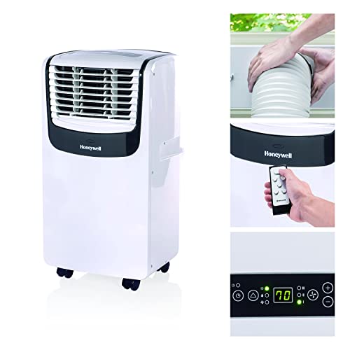 Honeywell Black MO08CESWB6 9,100 (ASHRAE)/6,100 BTU (SACC) Portable Air Conditioner