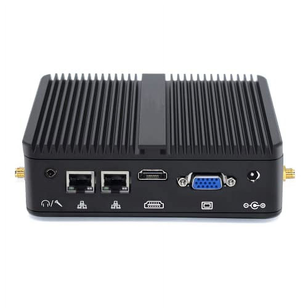 Mini PC Celeron J4125 Windows 11 pro, 32GB DDR4 RAM 512GB SSD, HD-MI, VGA, 4K Output, 2xRS232 COM, Dual Gigabit LAN, USB3.0, Dual Band WiFi, BT