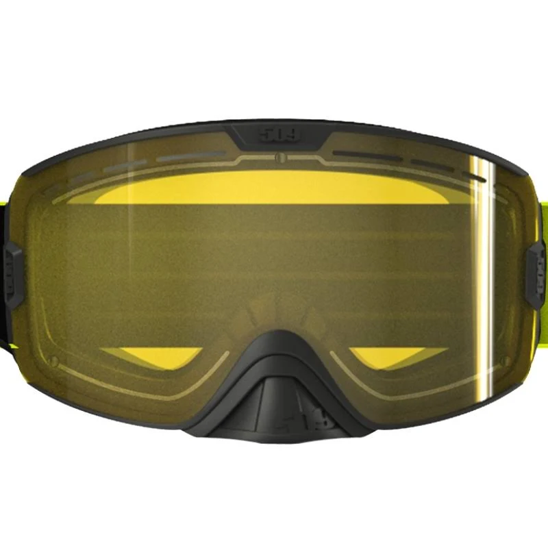 509 Ignite Goggle- Kingpin - Hi-Vis Black - Yellow Tint Heated