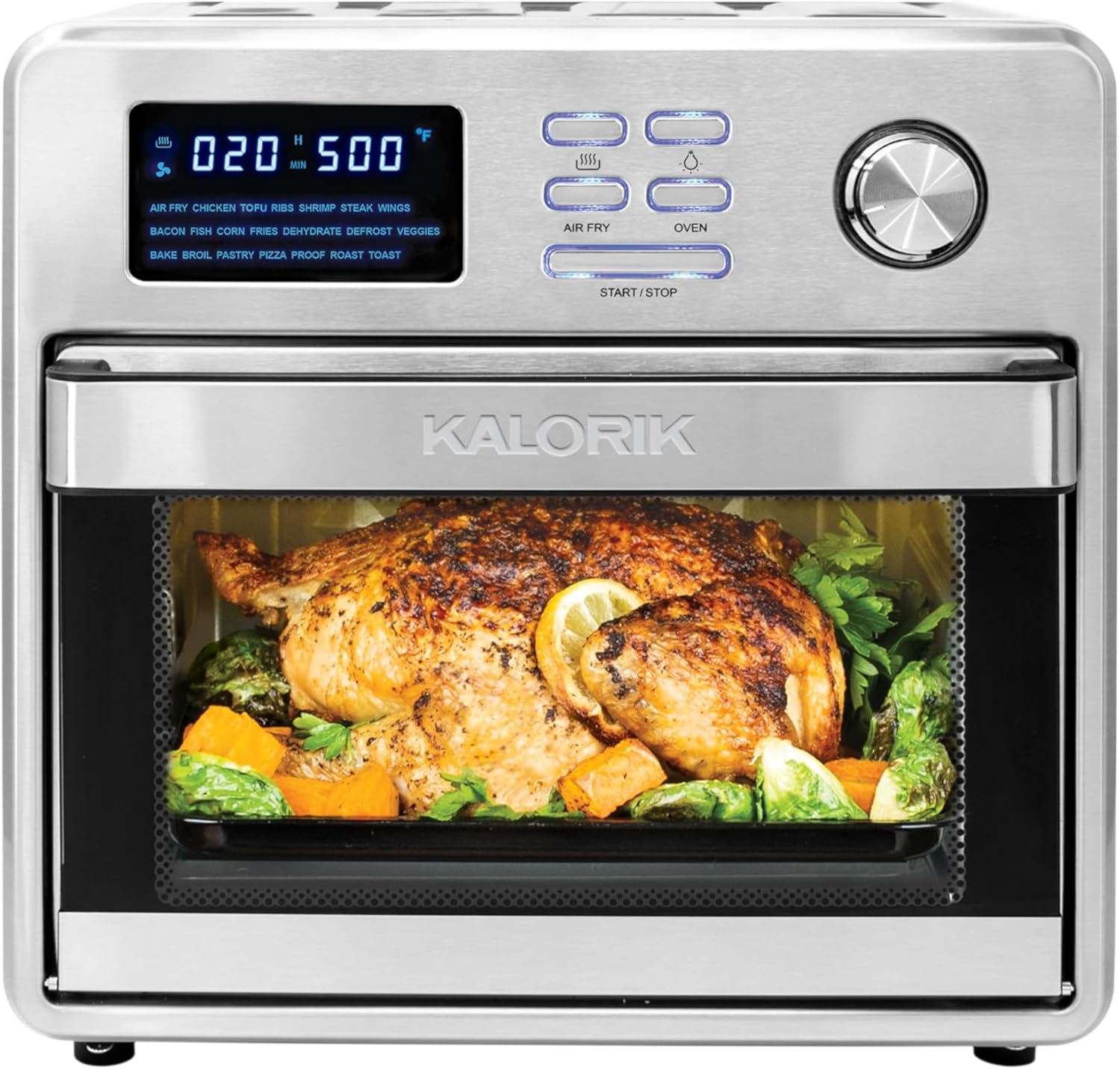 Kalorik MAXX 16 Quart Digital Air Fryer Oven, in Stainless Steel (AFO 47797 SS)