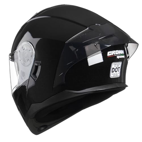 Modular Motorcycle Helmet with Flip-Up Design, DOT Approve with Extra Clear Visor, Full Face Motorcycle Helmets