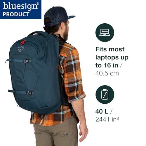 Osprey Farpoint 40L Men's Travel Backpack, Black
