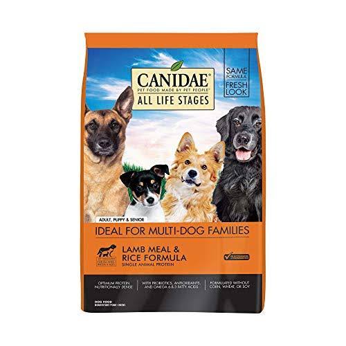 Canidae All Life Stages Dog Dry Food Lamb Meal u0026 Rice Formula, 15 lbs