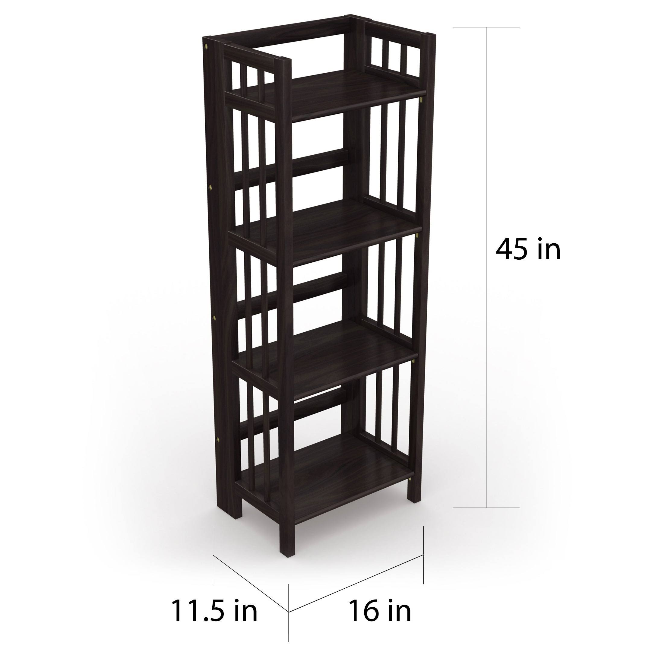 Stony-Edge Assembly Folding Bookcase