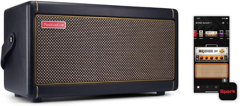 Positive Grid Spark Guitar Amplifier, Electric, Bass and Acoustic Guitar Combo Amp (Spark)