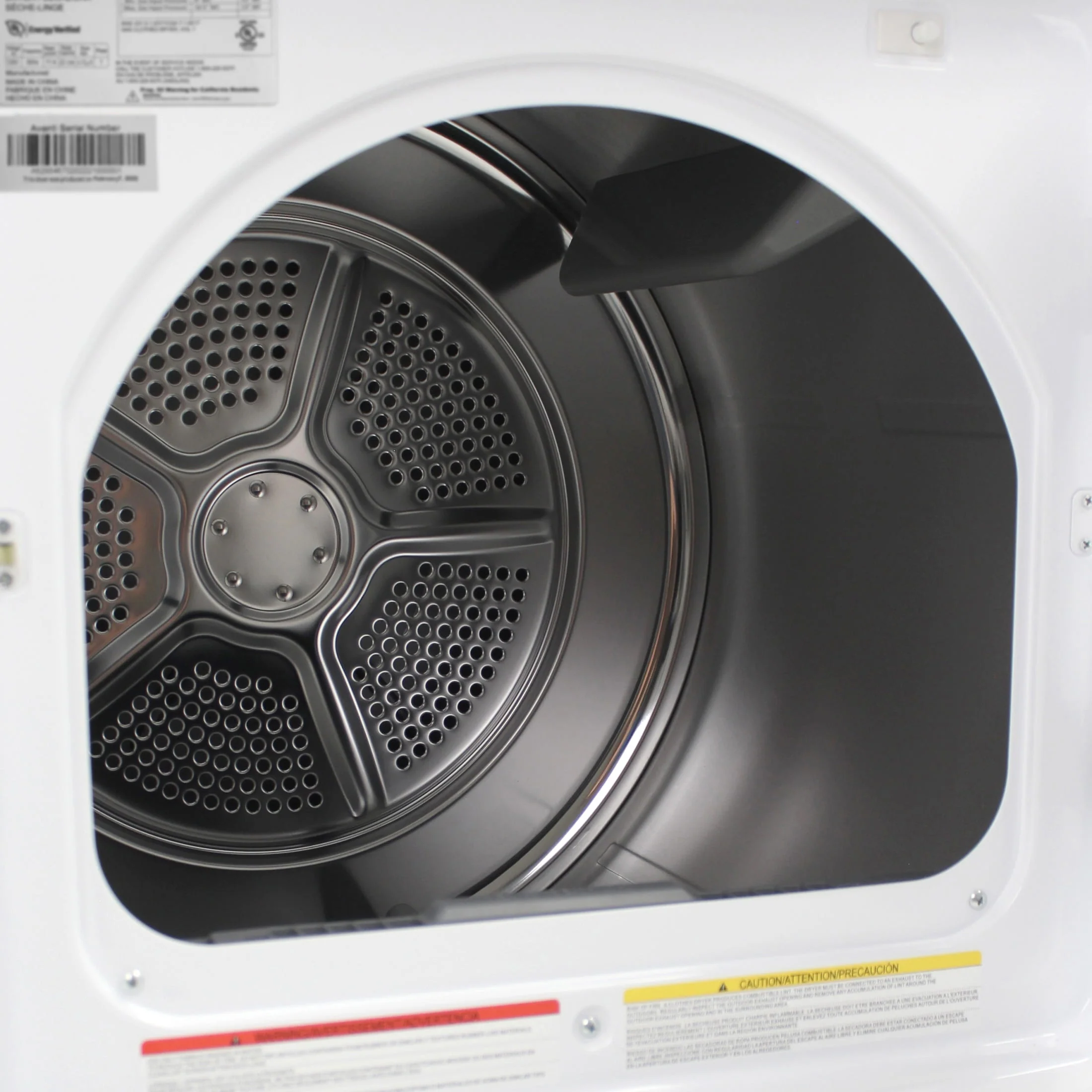 Avanti Front Load Gas Vented Clothes Dryer, 7.0 Cu. ft. Capacity, Height: 42.1 in., in White (SGD70D0WG)