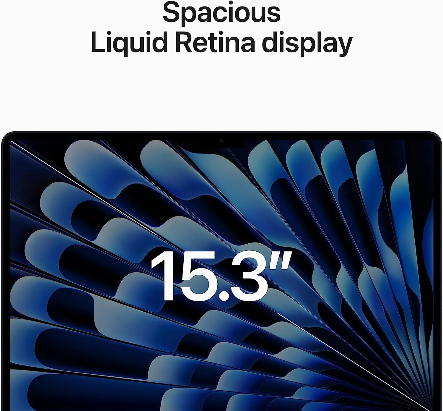 2023 Apple 15-Inch MacBook Air Laptop: Apple M2 Chip with 8-core CPU and 10-core GPU, 8GB RAM, 256GB SSD Storage - Midnight - Radiant Selections