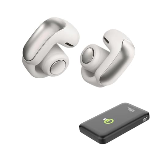Bose NEW Ultra Open Earbuds with Immersive Audio, Open Ear Wireless Clip on Earbuds for Comfort, OpenAudio for Awareness