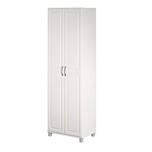 SystemBuild Evolution Kendall 24" Engineered Wood Utility Storage Cabinet Black