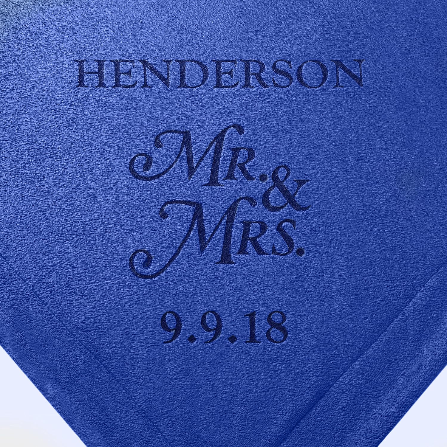 Custom Catch Personalized Unique Wedding Couple Gifts - Anniversary, Engagement Gift Blanket (Hearts)