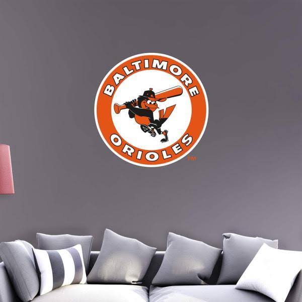 Fathead Baltimore Orioles Logo Giant Removable Decal