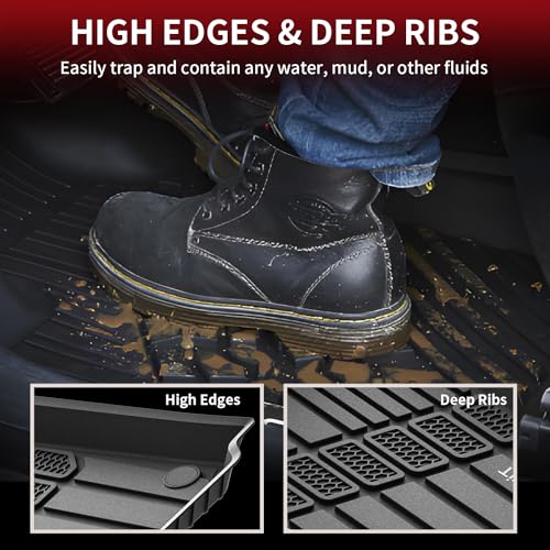 LASFIT Floor Mats & Trunk Mat for Jeep Grand Cherokee 2022-2025 5-Seat (Include 4xe, NOT for L)