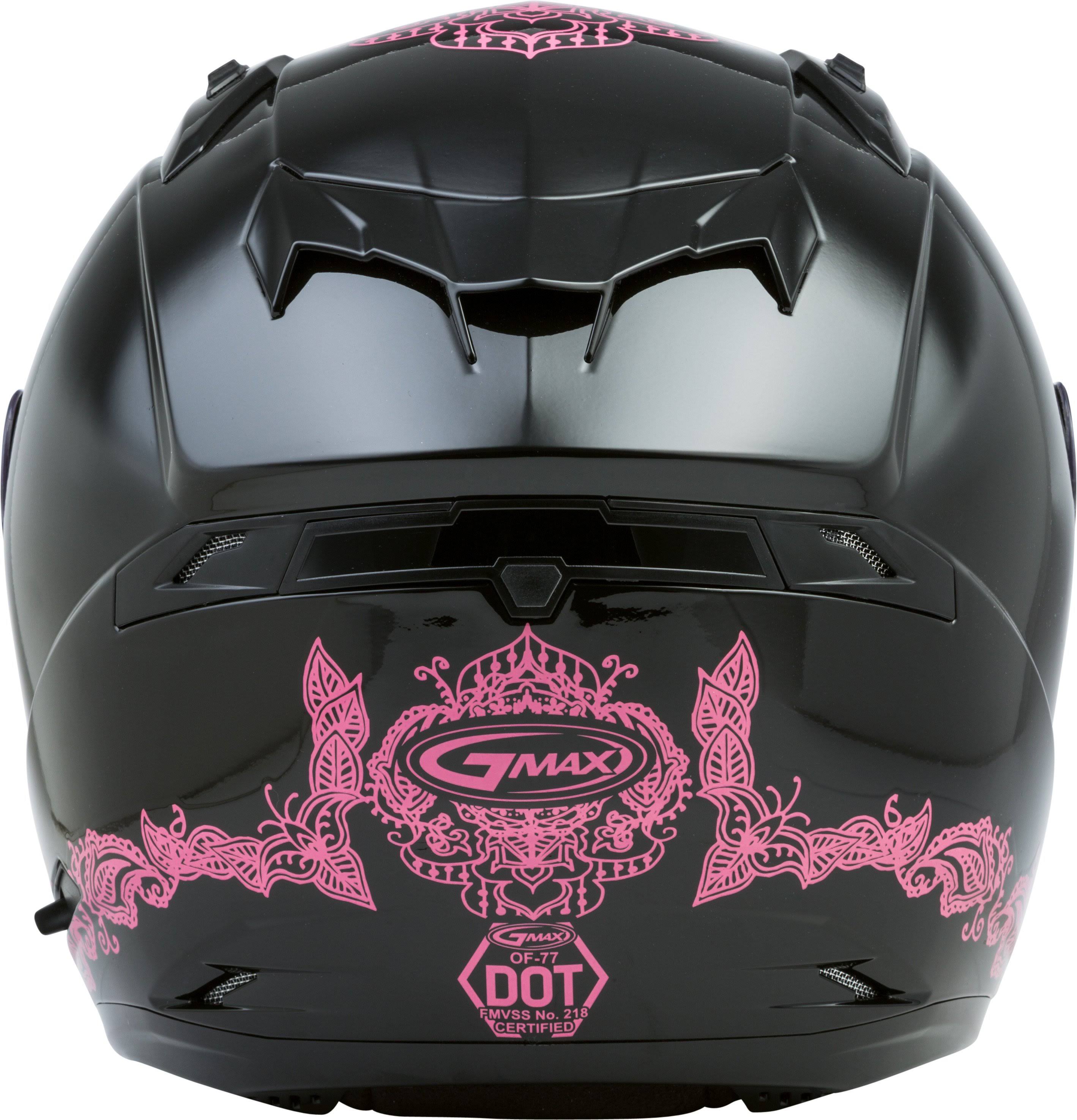 GMAX OF-77 Open-Face Eternal Helmet Black/Pink