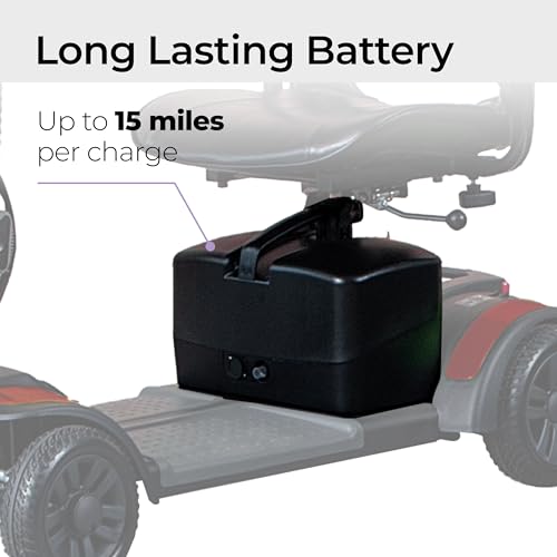 Drive Medical Drive Medical Scout Compact Travel Power Scooter, 4 Wheel