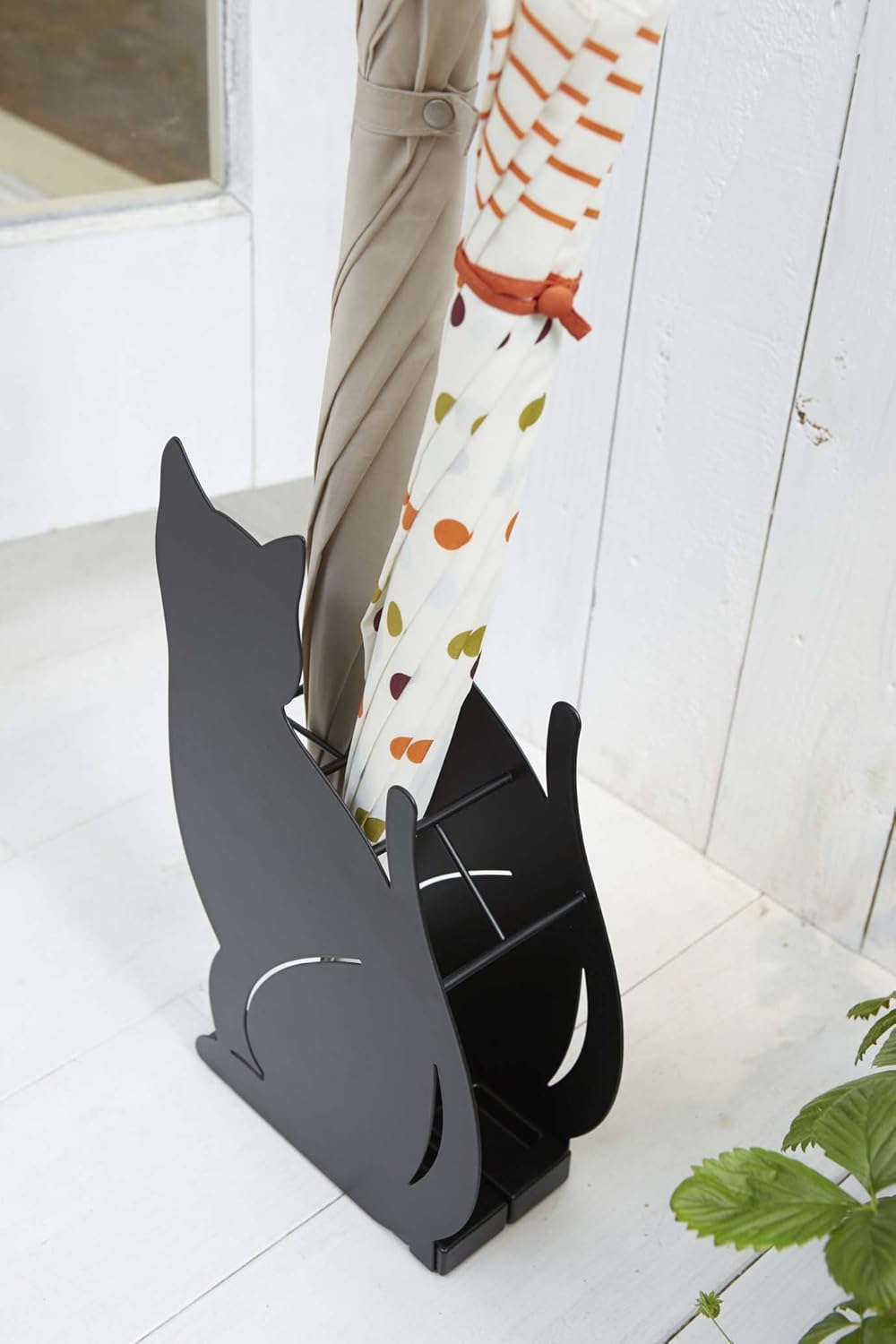 Yamazaki Home Cat Umbrella Stand – Animal Metal Storage Holder Organizer.
