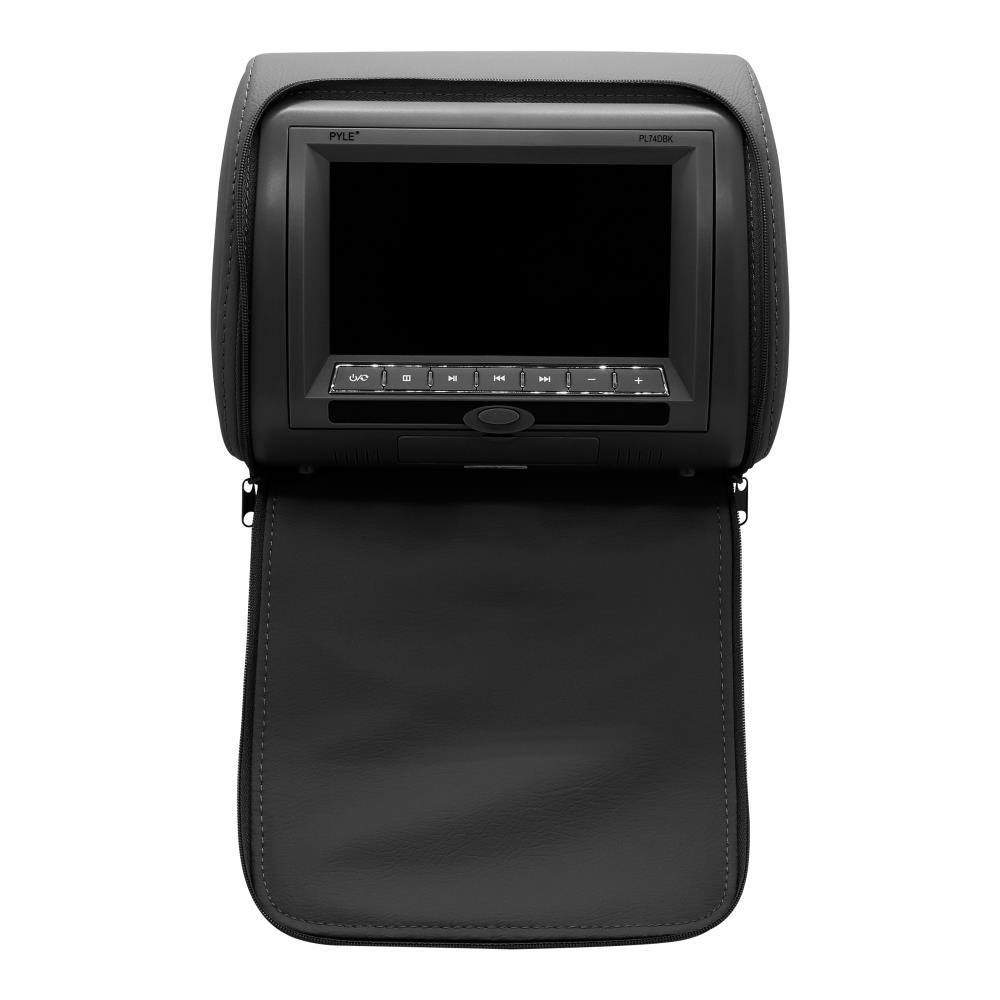 Pyle 2017 Upgraded HD Quality Car Headrest DVD Player Monitor Display 7 inch Wid PL74DBK