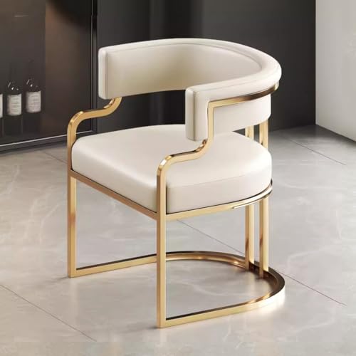 Leather Modern Tub Chair Upholstered Armchair for Living Room
