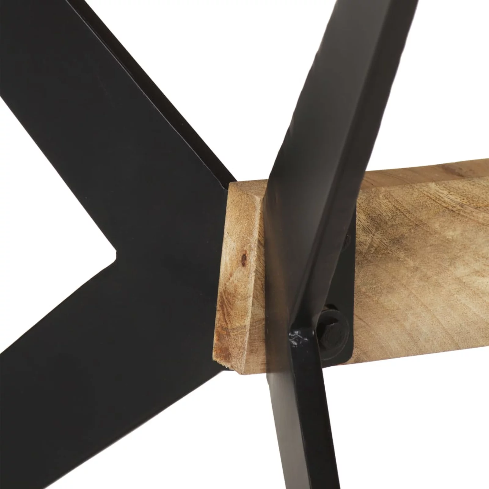 Anself Dining Table 70.9"x35.4"x29.9" Solid Mango Wood