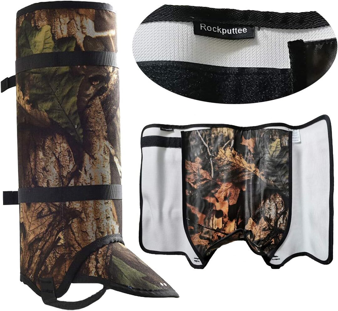 ROCKPUTTEE Snake Guardz Gaiters Snake Shield Protects Against Anti-Snake Bites Rattlesnakes Waterproof for Hunting, Camping, Hiking, Outdoors