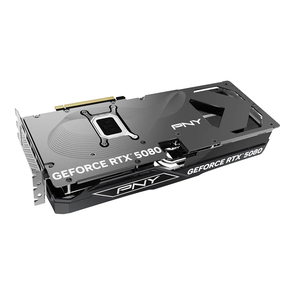 PNY GeForce RTX 5080 OC 16GB 256-Bit GDDR7 DLSS 4 PCI Express 5.0 x16 Graphics Card VCG508016TFXPB1-O