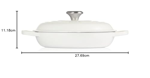 Le Creuset Enameled Cast Iron Signature Braiser, 3.5 qt., Marseille