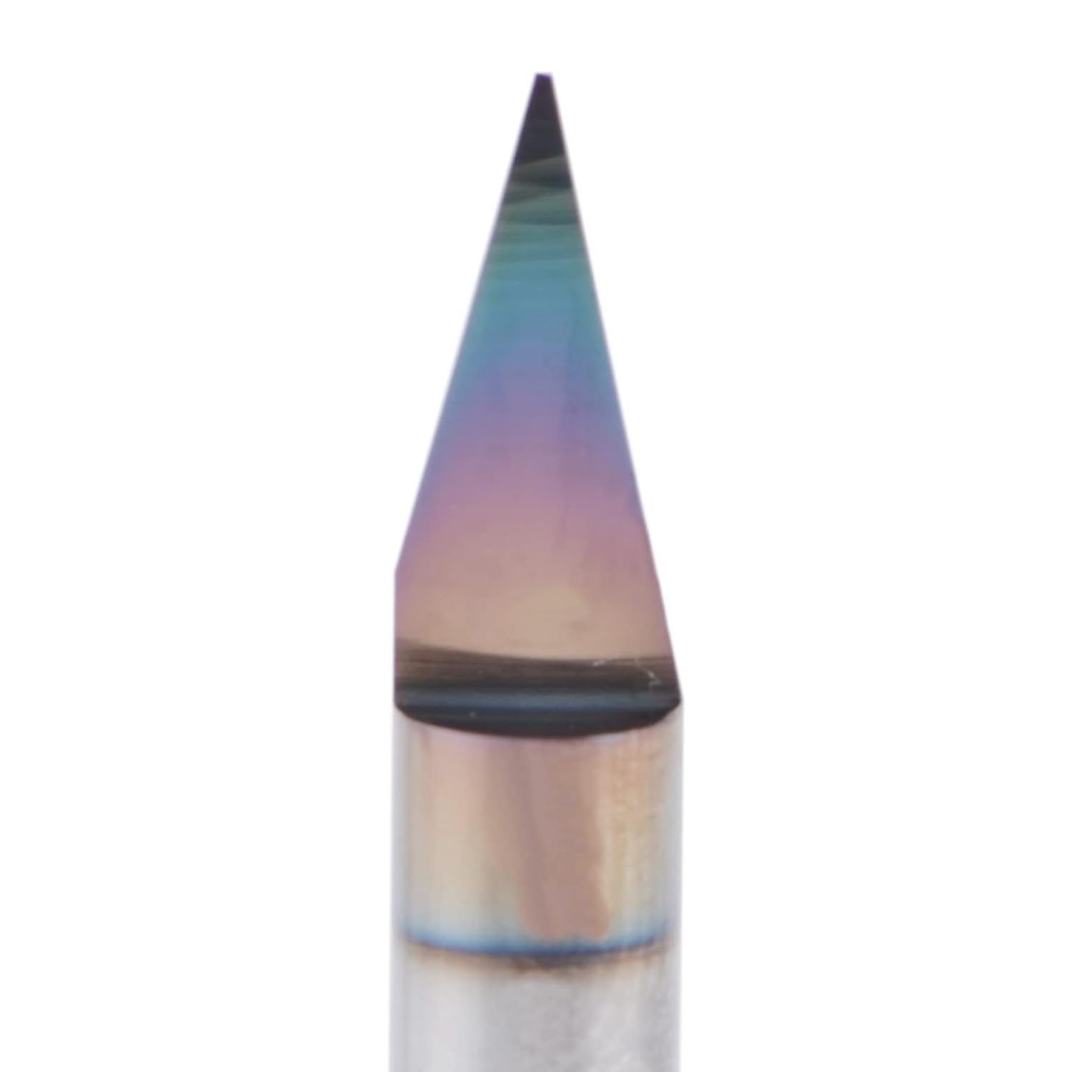 SpeTool Carbide V Groove Bit 30 Degree Engraving Bit 0.015" Tip with 1/4" Shank SPE-X Coated Extra Life