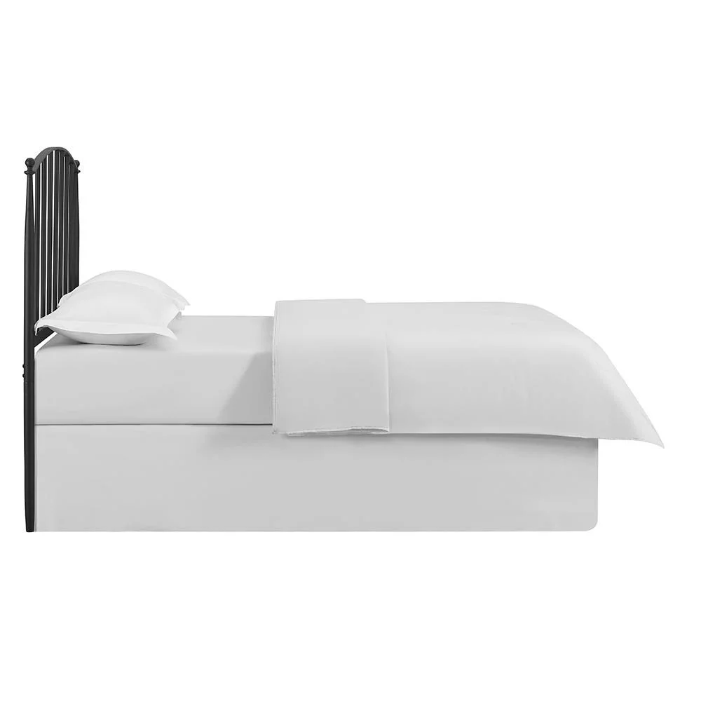 Crosley Furniture Whitney Full Queen Metal Spindle Headboard in Black