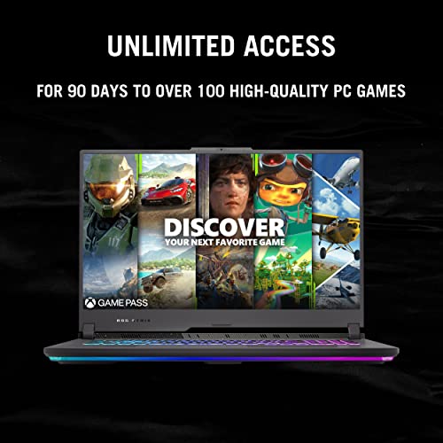 ASUS ROG Strix G17 (2023) Gaming Laptop, 17.3” QHD 240Hz, GeForce RTX 4070, AMD Ryzen 9 7945HX, 16GB DDR5, 1TB PCIe SSD, Wi-Fi 6E, Windows 11