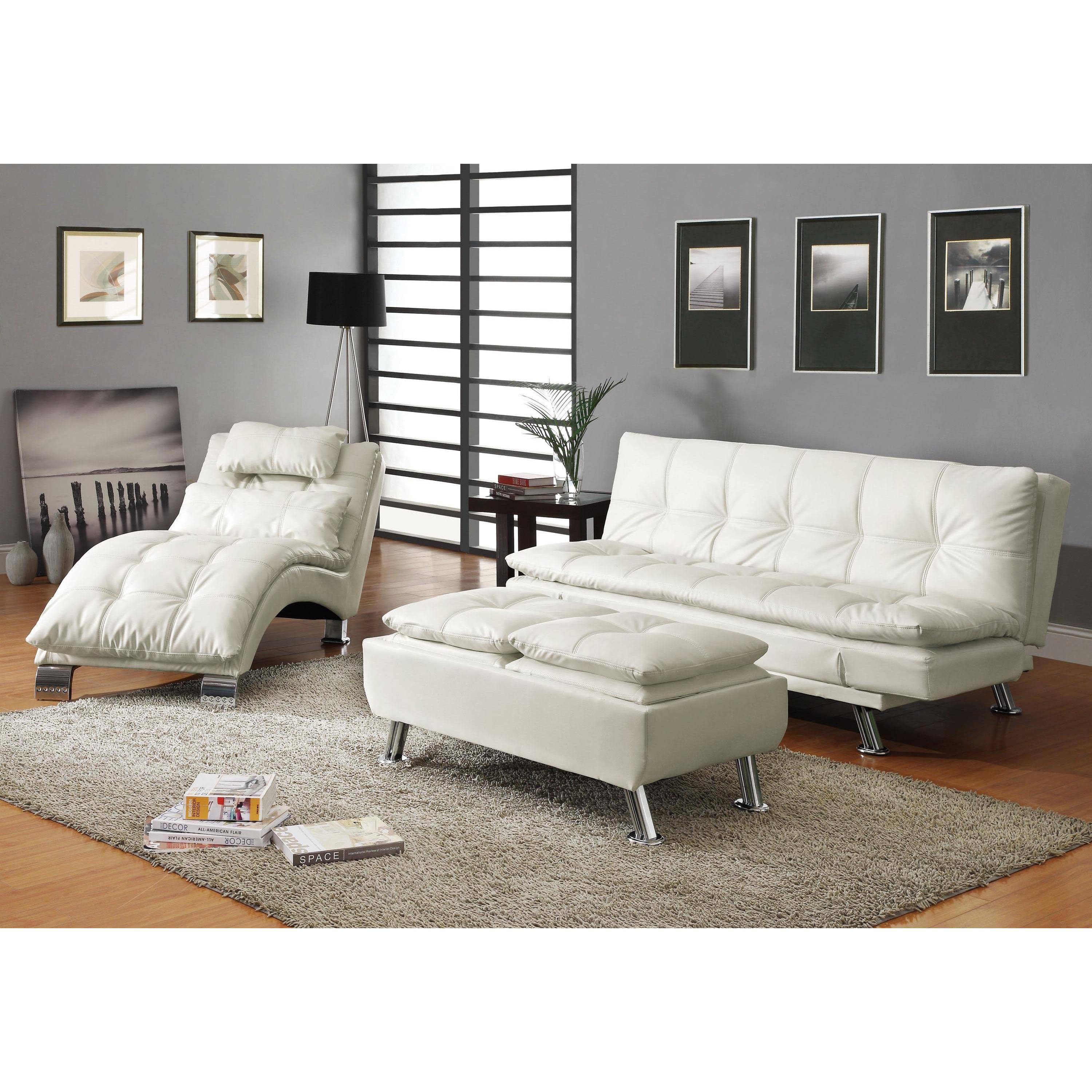 Coaster Accent Seating Casual and Contemporary Living Room Chaise