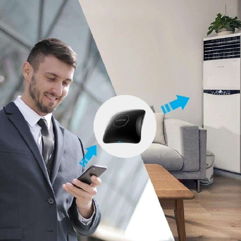 Broadlink RM4 pro IR RF WiFi Universal Remote Smart Home Automation Compatible with Alexa and Google Home Pack of 2