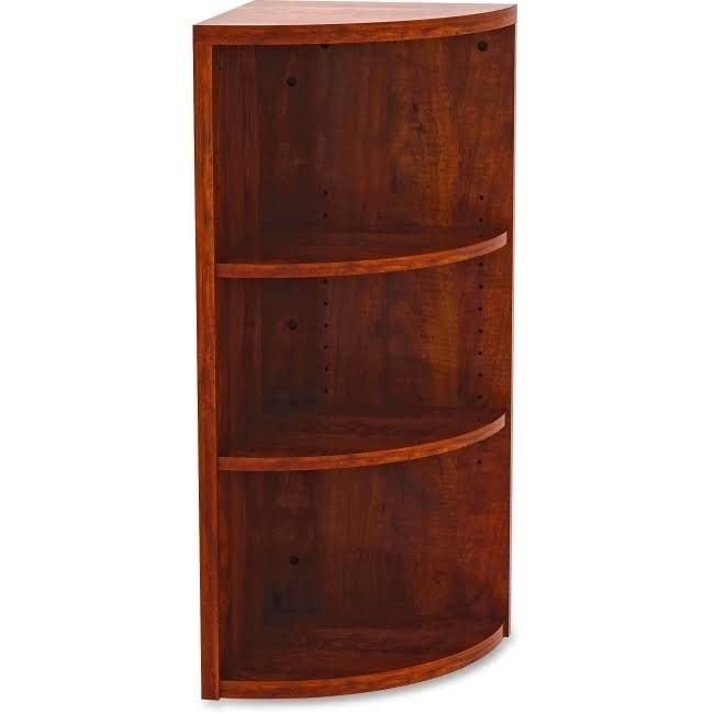 NewestEdition Corner Bookcase - Cherry