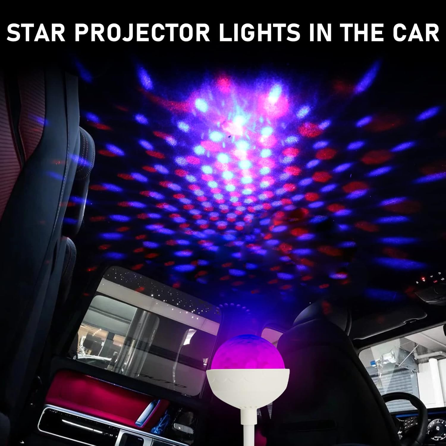 Interior Car Lights, WEBUPAR Car Accessories 10 in 1 Car LED Strip Lights with APP Control, 236 inches Fiber Optic