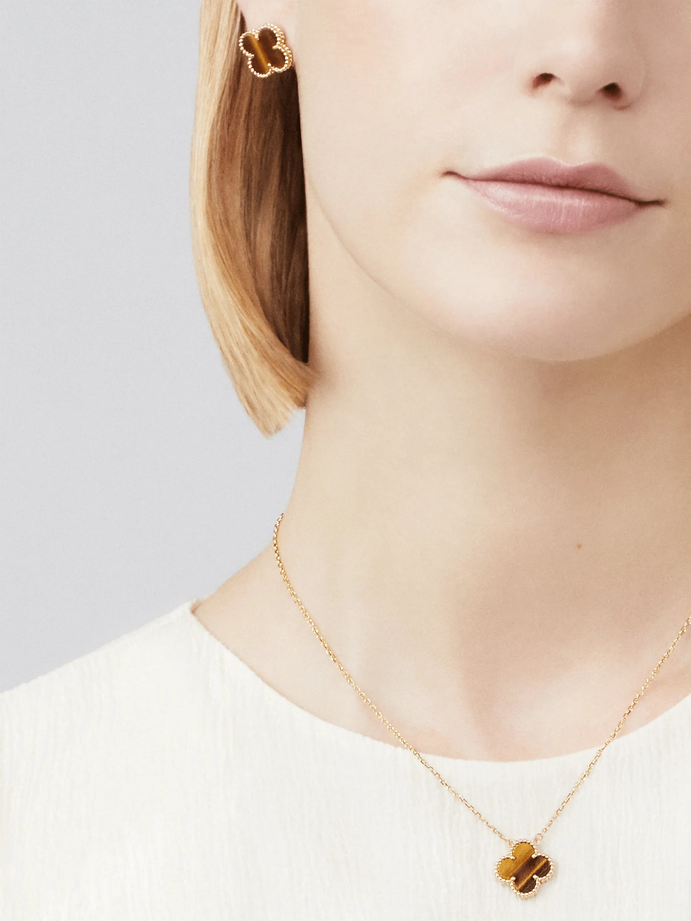 Inspired VA Sweet Alhambra Clover Leaf Necklace