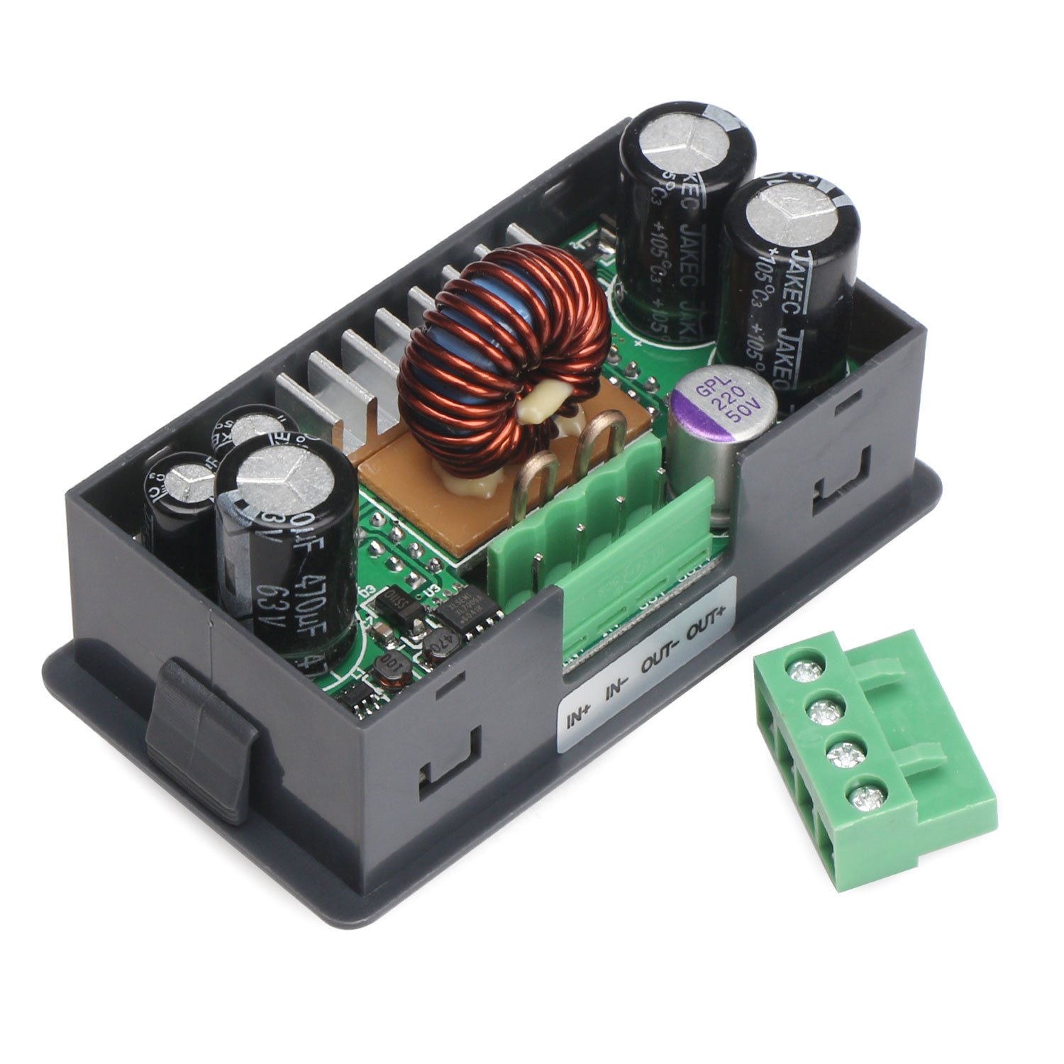 DROK Numerical Control Step Down Voltage Regulator Stabilizer, DC 6-55V to 0-50V 5A Constant Voltage Current Buck Power Converter Voltage Transformer