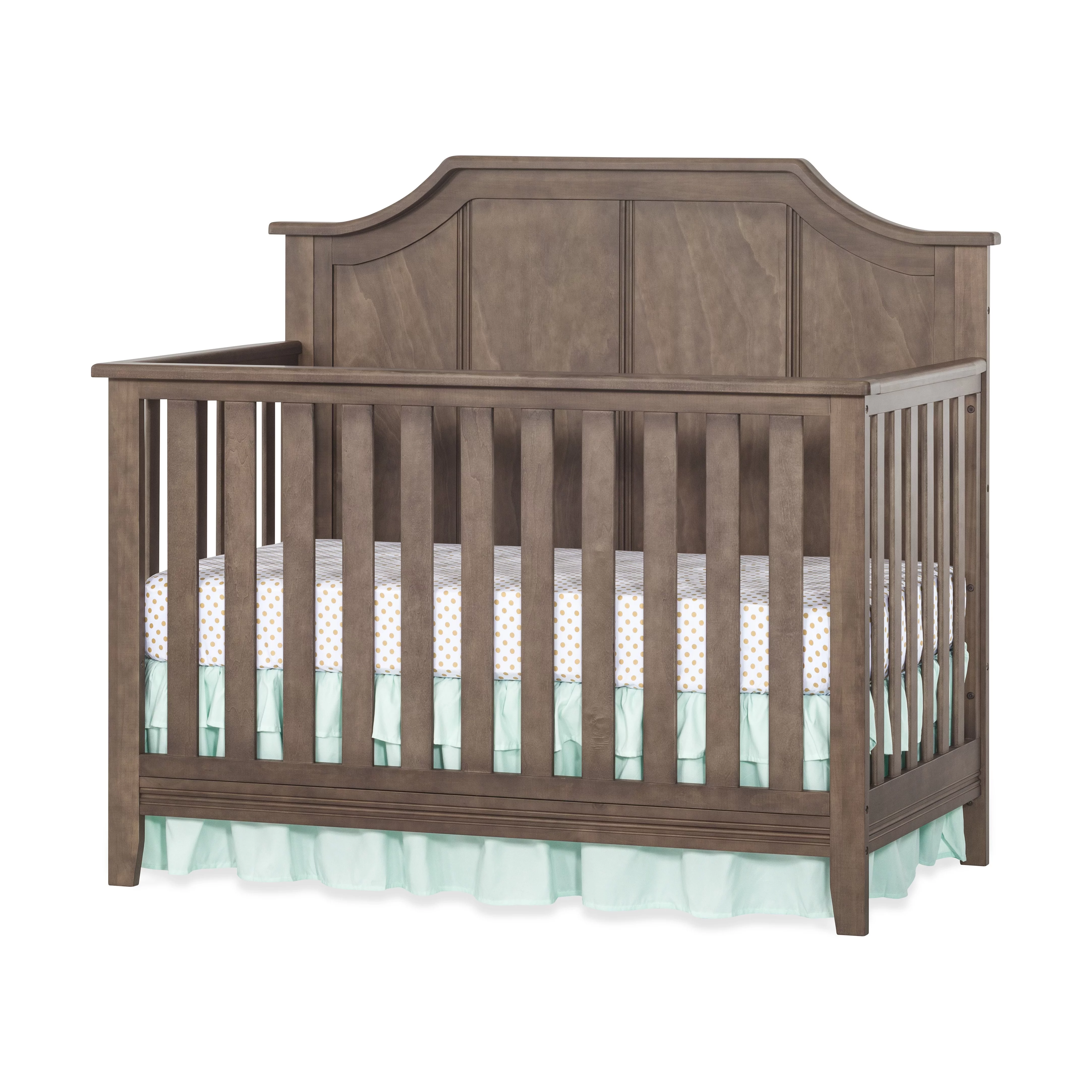 Rylan 4-in-1 Convertible Baby Crib in Cocoa Bean by Child Craft