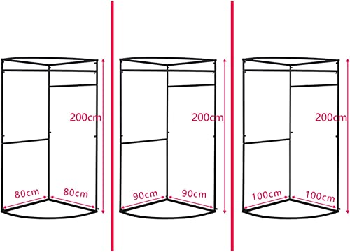 Fashion Changing Rooms Mobile Privacy Dressing Room Clothing Store Fitting Room Movable Detachable Changing Room for Shopping Malls Bedroom Furniture