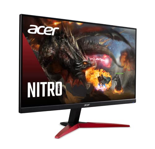 Acer Nitro KG241Y Sbiip 23.8” Full HD (1920 x 1080) VA Gaming Monitor | AMD FreeSync Premium Technology | 165Hz Refresh Rate | 1ms (VRB) | ZeroFrame