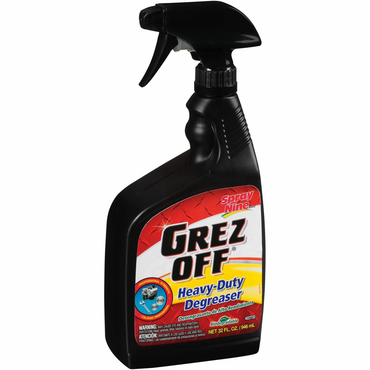 Spray Nine 22732-12pk Grez-Off Heavy Duty Degreaser 32 oz. Pack of 1