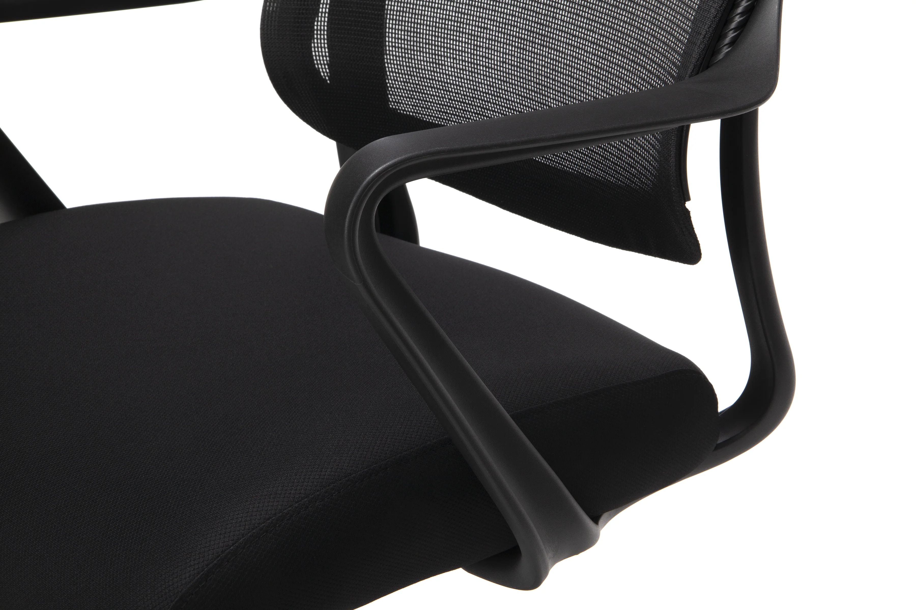 HON Basyx Helium Commercial-Grade Light Task Chair, Office Chair, in Black (BSX100VA10T)