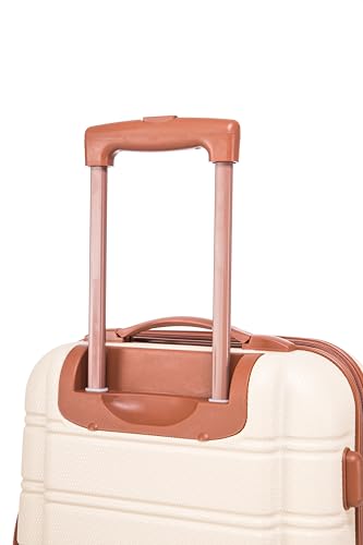 Rockland Melbourne Hardside Expandable Luggage with Spinner Wheels, 2TONENAVY, 2 Piece (20/28)