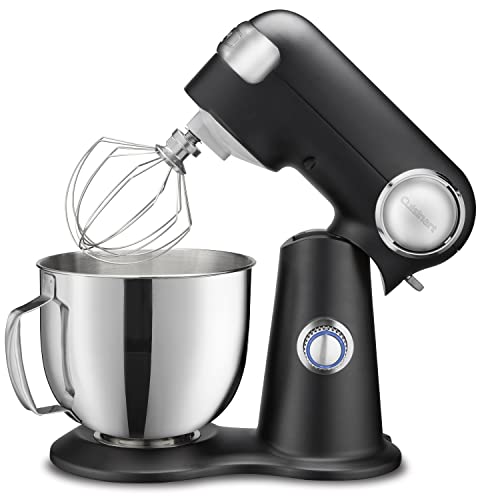Cuisinart SMD-50BC Precision Pro 5.5-Quart Digital Stand Mixer With 12-Speeds, 3 Preprogrammed Food Prep Settings, Mixing Bowl, Whisk