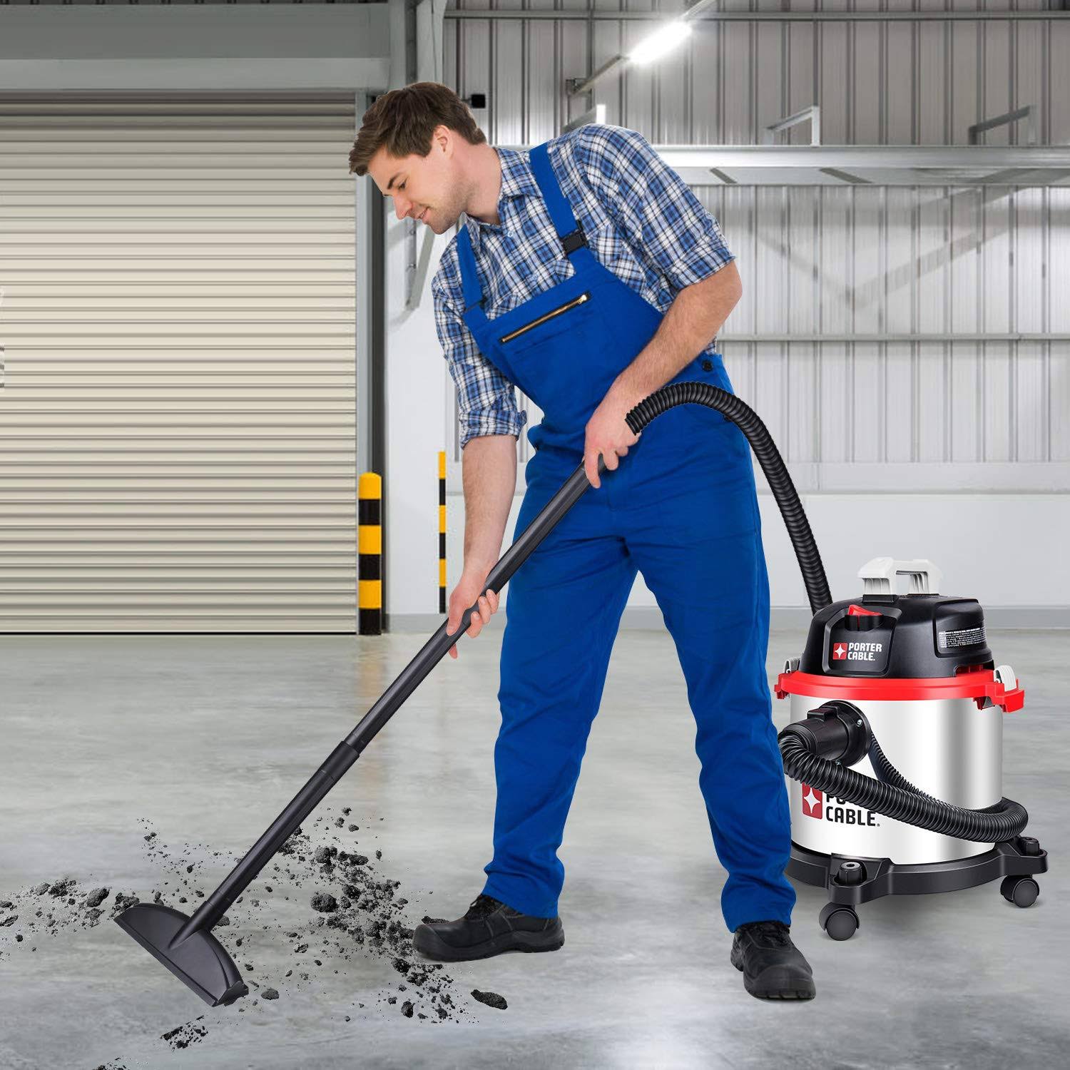 Porter-Cable PCX18406-5B 5 gal. Wet/Dry Shop VAC Vacuum (Certified Refurbished)