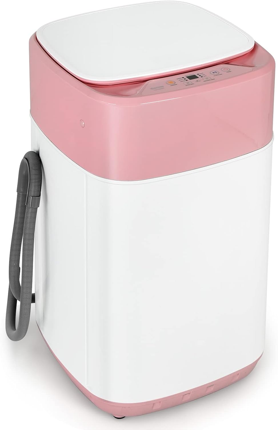 Giantex Portable Washing Machine, Full Automatic Washer and Spinner Combo 8lbs, 1.0 cu.ft 6 Programs 6 Water Levels Built-in Drain Pump