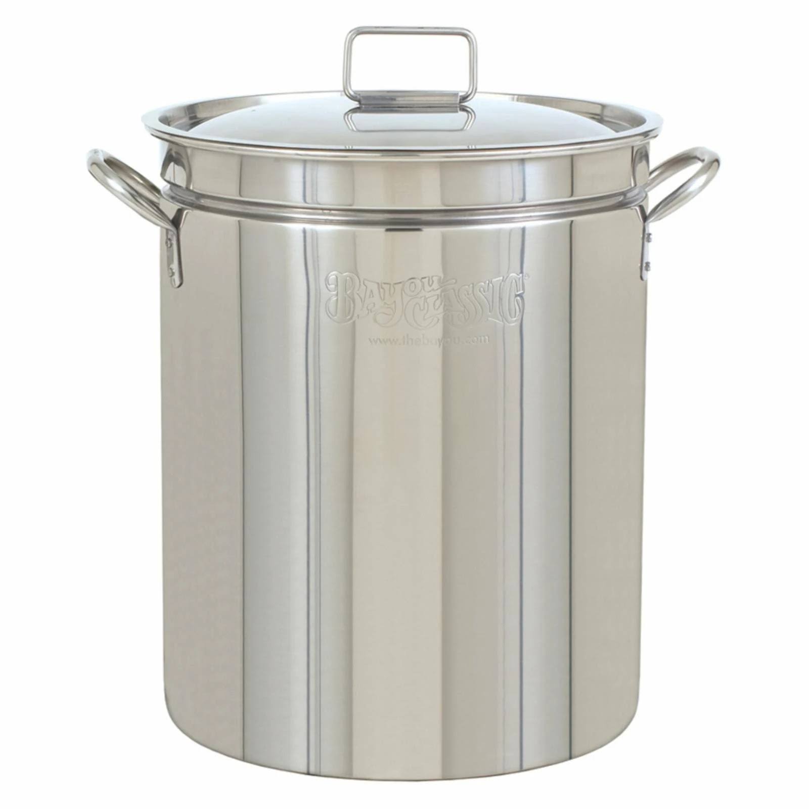 Bayou Classic 1022 Stainless Steel Stockpot 122-quart