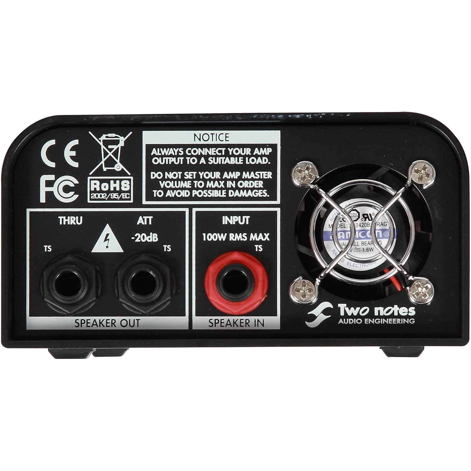 Two Notes Torpedo Captor Loadbox Attenuator di 8 Ohm